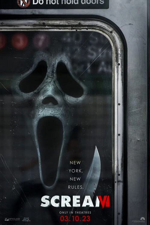 پوستر جدید فیلم Scream VI وحشت در پارک مرکزی نیویورک