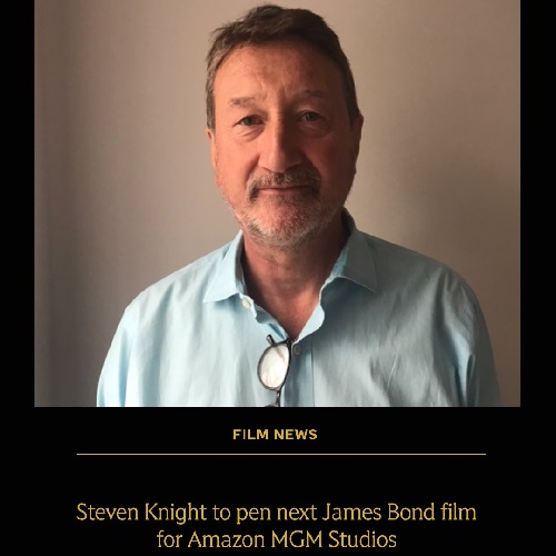 استیون نایت نویسنده فیلم 25ام جیمز باند | Steven Knight to write 25th James Bond film
