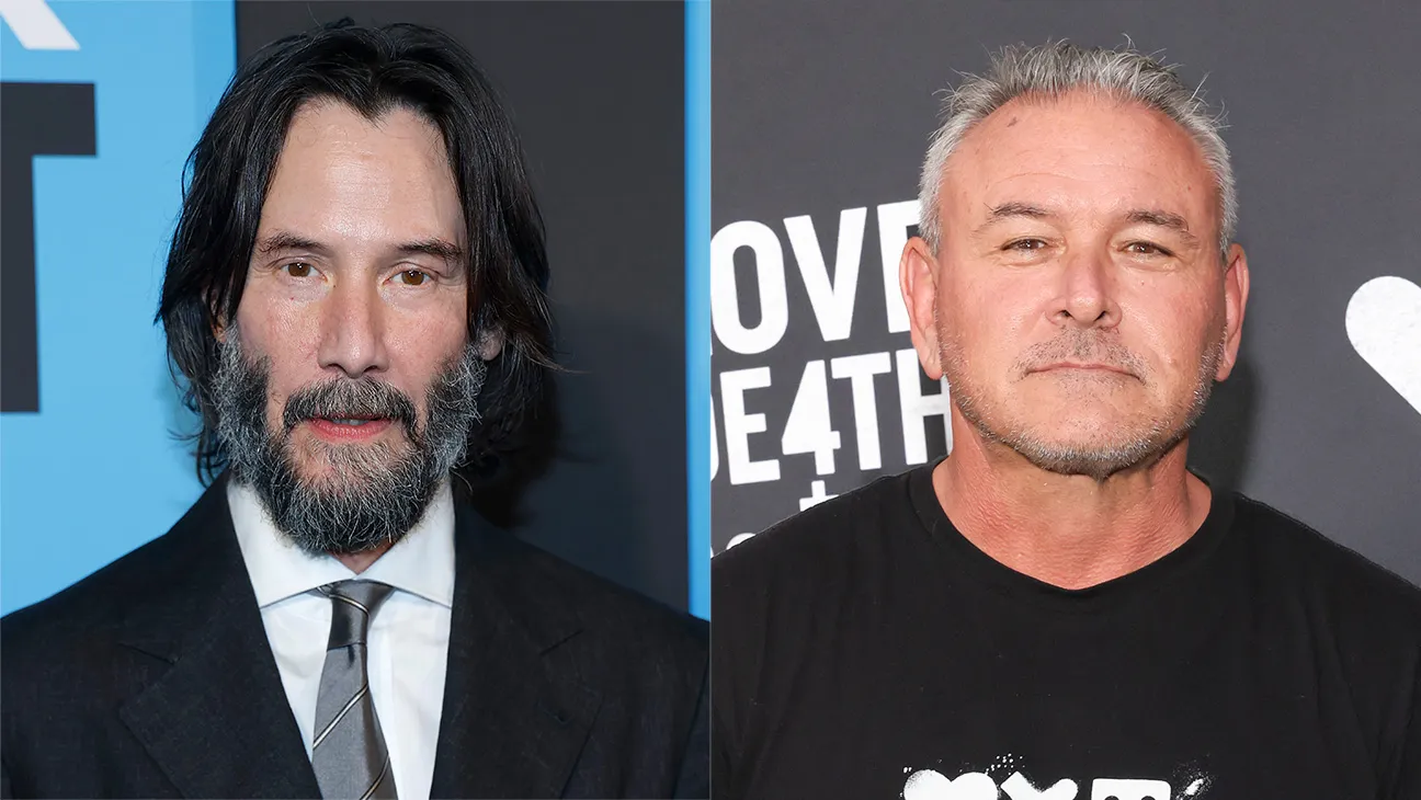 Keanu Reeves and Tim Miller Split Getty H 2025 | دنیای فیلم و سریال همآهنگ